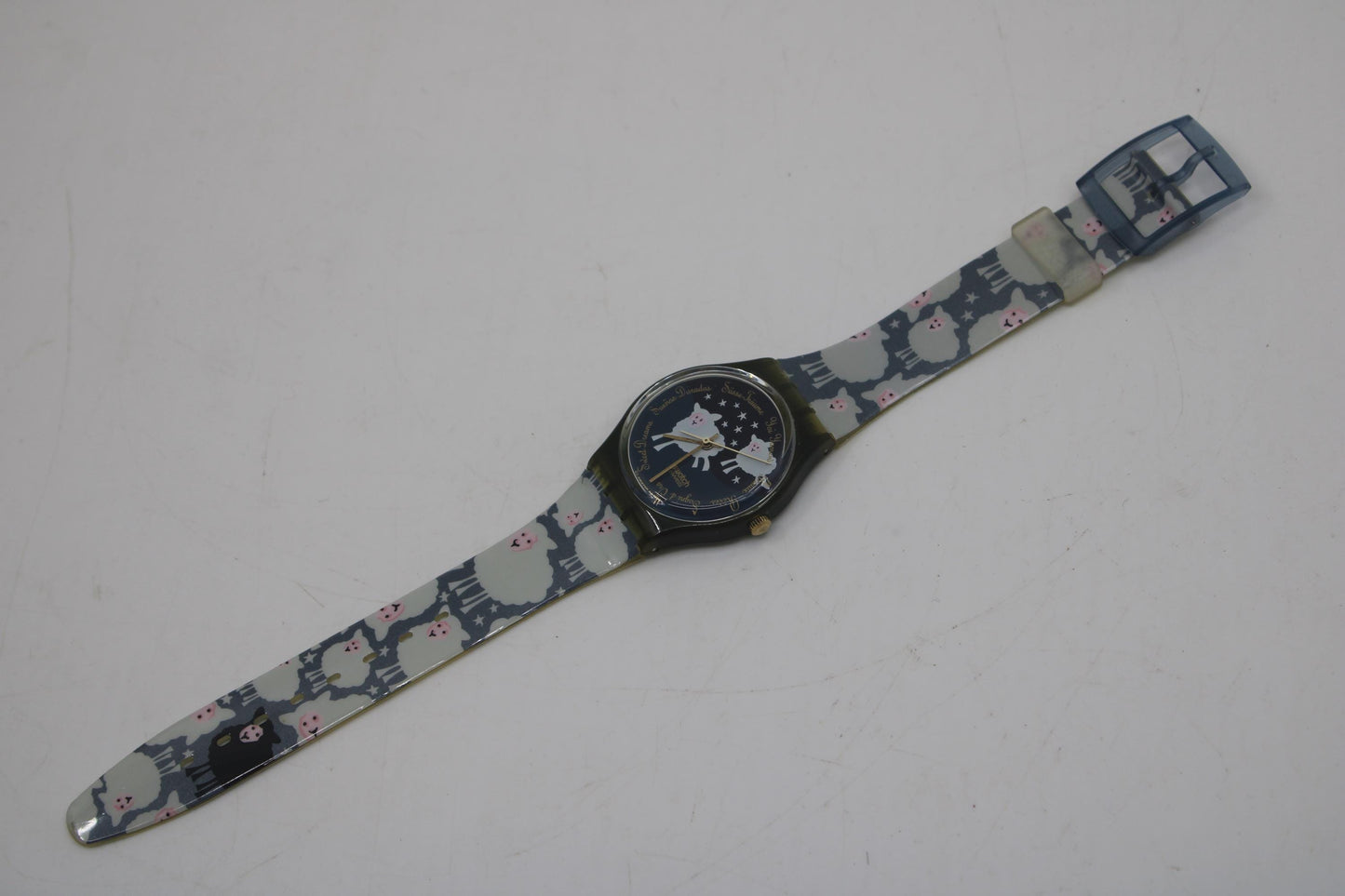 1995, Swatch, Gents, 'Black Sheep', GN150, New Old Stock and Unworn Condition, working, original strap