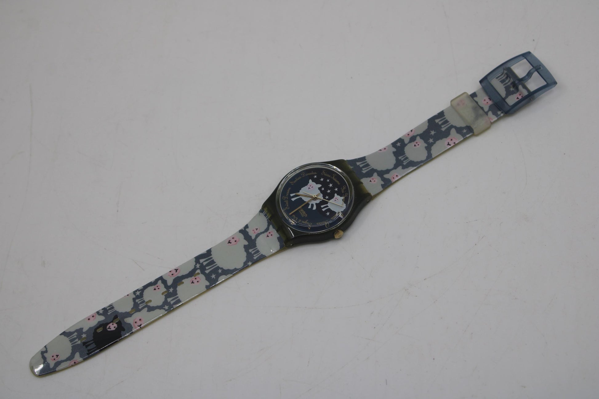 1995, Swatch, Gents, 'Black Sheep', GN150, New Old Stock and Unworn Condition, working, original strap