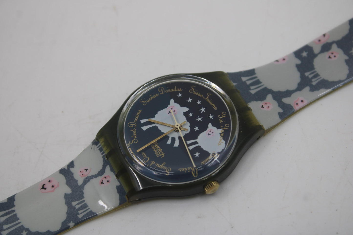 1995, Swatch, Gents, 'Black Sheep', GN150, New Old Stock and Unworn Condition, working, original strap