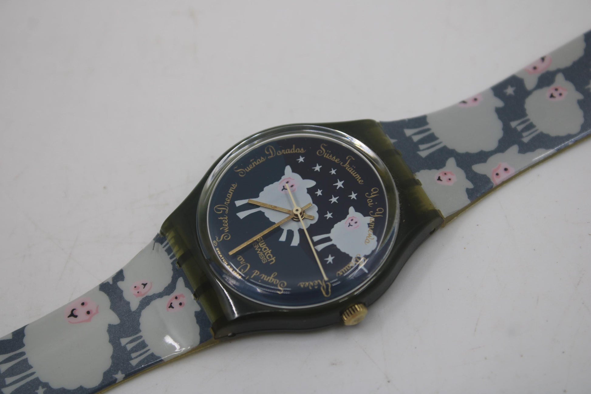 1995, Swatch, Gents, 'Black Sheep', GN150, New Old Stock and Unworn Condition, working, original strap