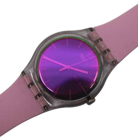 Vintage New Gents Swatch 'Polarose' SUOK710, in Near Mint Condition, working 100% with the original strap