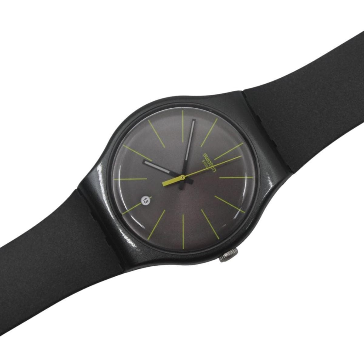 Swatch Watch New Gent 'Charcolazing' SUOB404, Working fine New Old Stock, Never Worn