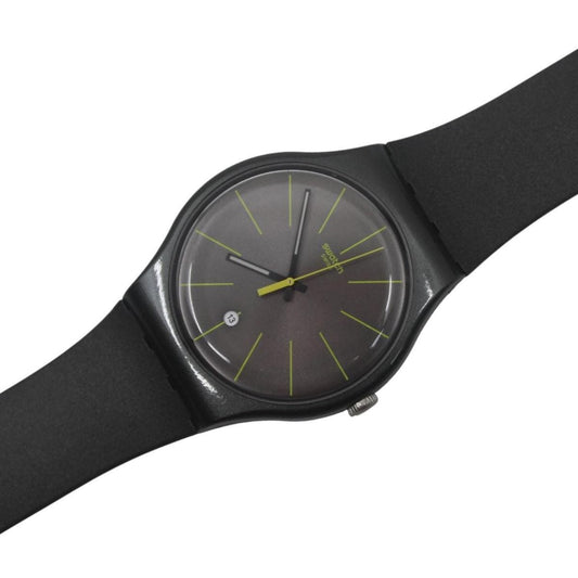 Swatch Watch New Gent 'Charcolazing' SUOB404, Working fine New Old Stock, Never Worn