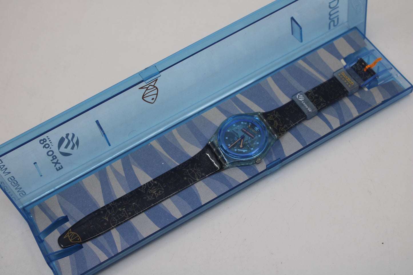 1998 Vintage Gents Access Swatch 'Adamastor' SKL100, Expo 98 Special, unworn, working