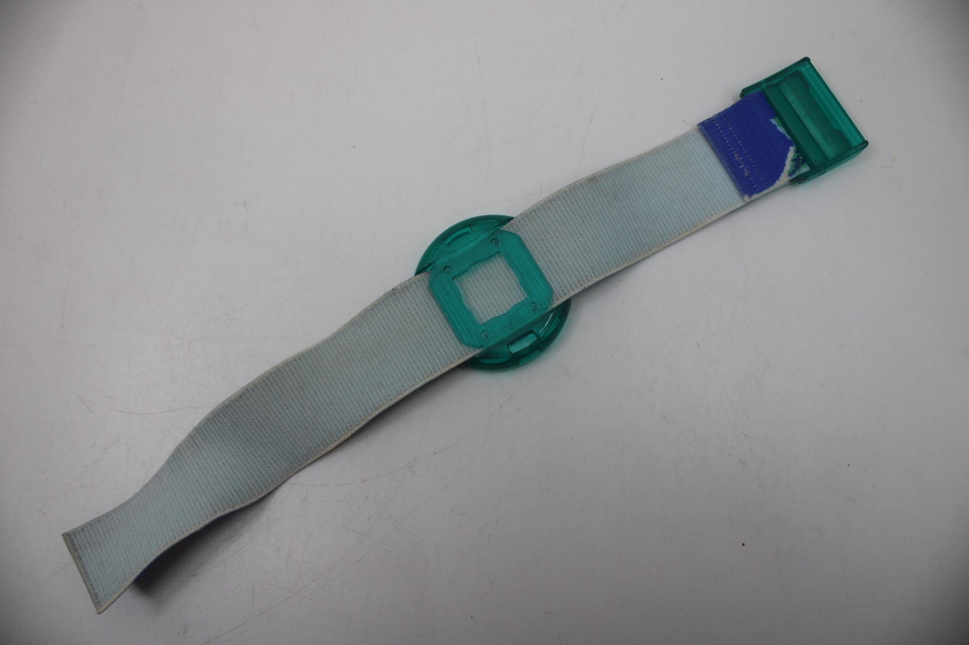1992 Vintage Pop Swatch Strap, 'Coconut', PWK158, PopSwatch, used strap, good condition