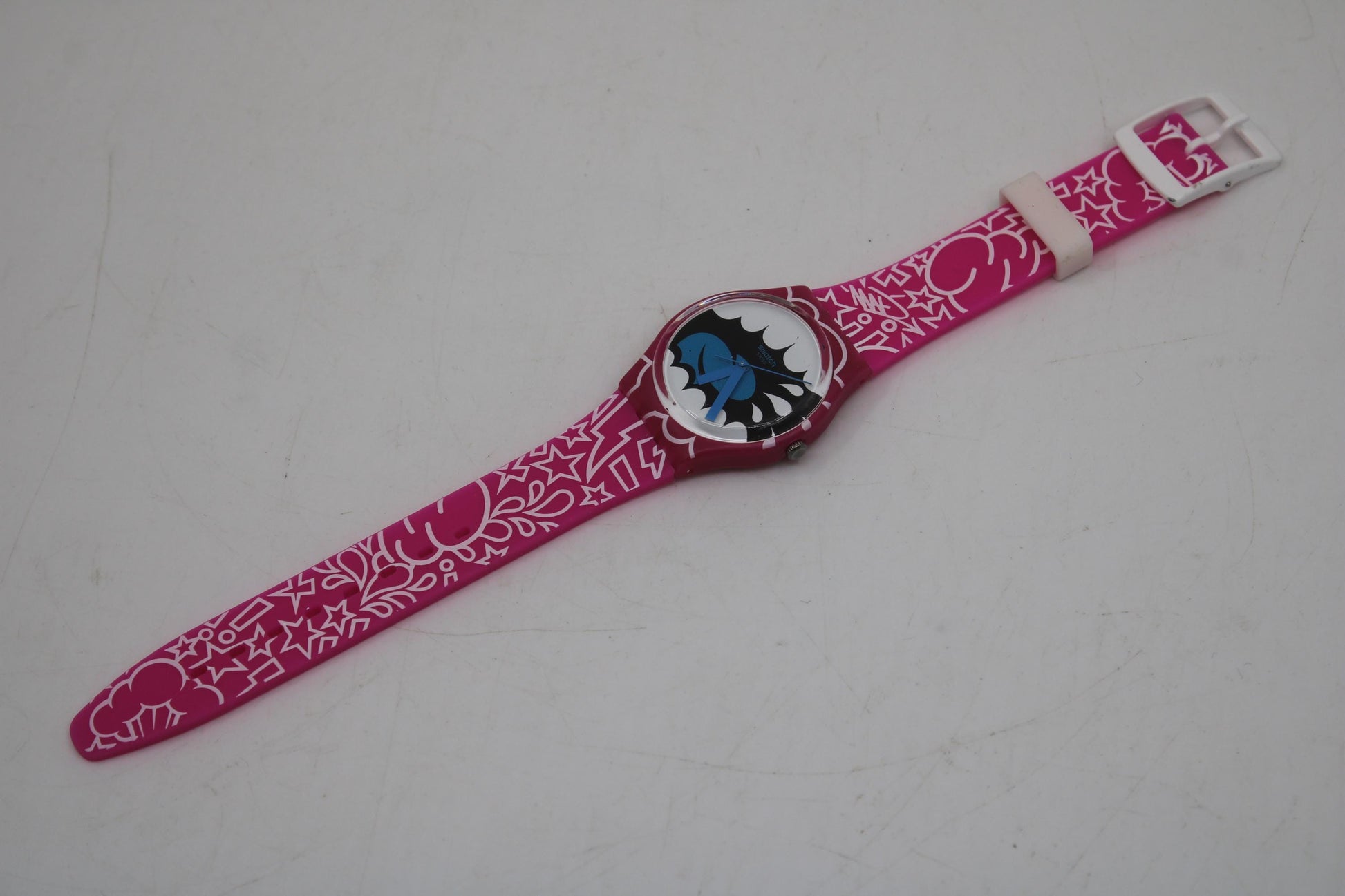 Vintage Gents Swatch Kid Robot 'Shout Out' GP133, NEW OLD STOCK, Never Worn, working with original strap