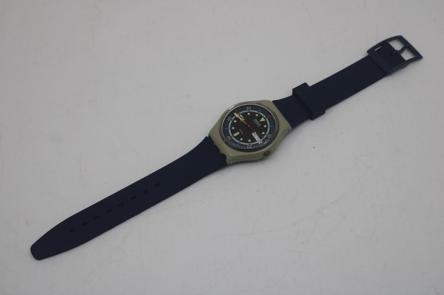 Vintage Gents Swatch 'Calypso Diver' GM701, Much Used Condition, working, with a new strap