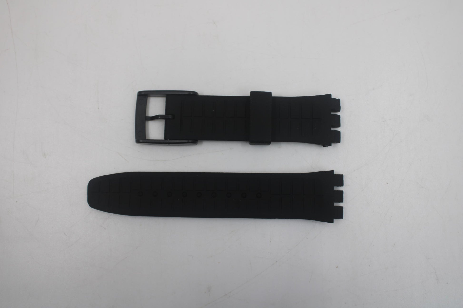 Reproduction strap for Scuba Libre Swatch, black