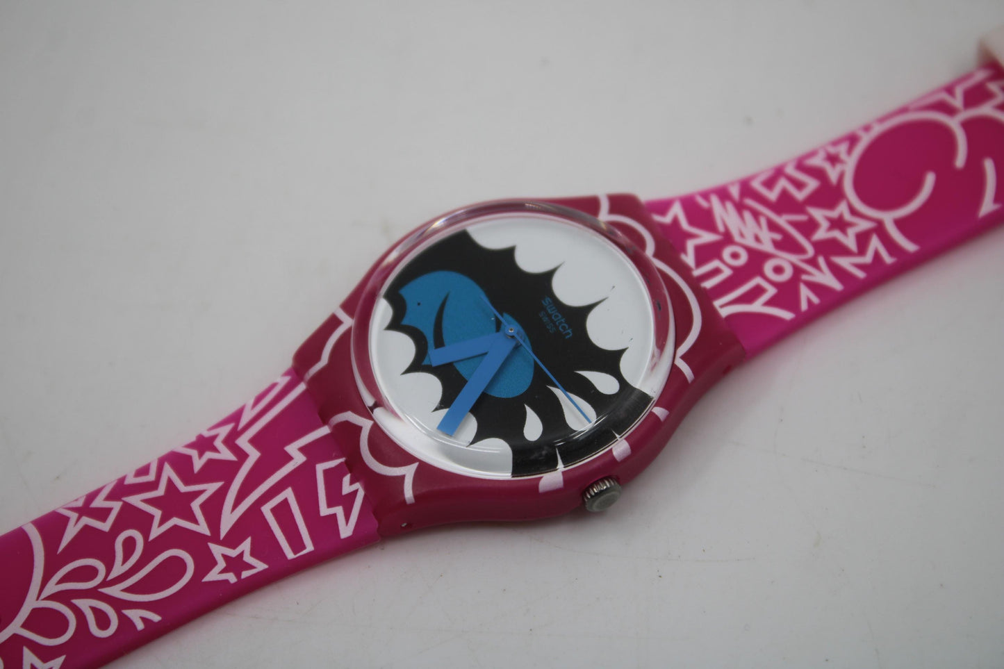 Vintage Gents Swatch Kid Robot 'Shout Out' GP133, NEW OLD STOCK, Never Worn, working with original strap
