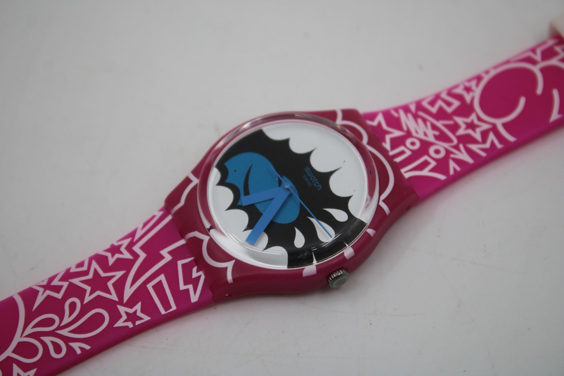 Vintage Gents Swatch Kid Robot 'Shout Out' GP133, NEW OLD STOCK, Never Worn, working with original strap