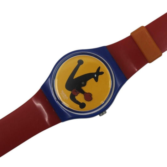 Vintage gents Swatch 'Boxing' GN163, No box, WORKING, Very Good Condition