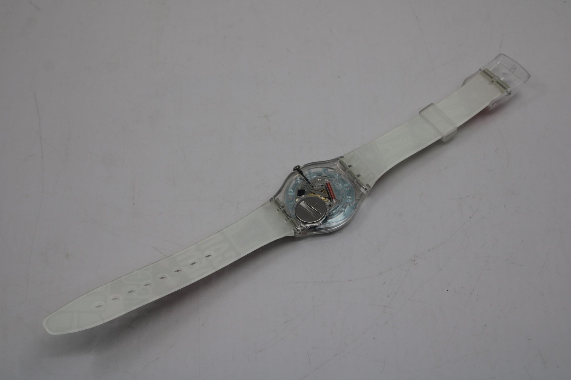 Vintage Gents Swatch 'Behind Me' GE227, NEW OLD STOCK, Never Worn, working with original strap