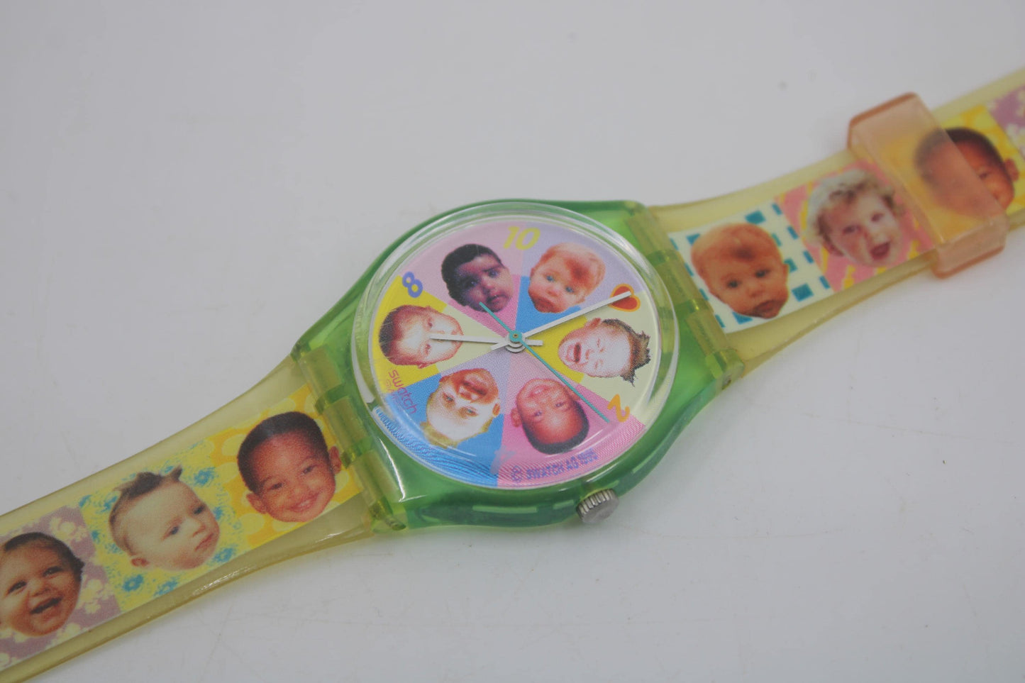 Vintage Gents Swatch 'Sweet Baby' GL107, Nice, Used Condition, working, with the original strap