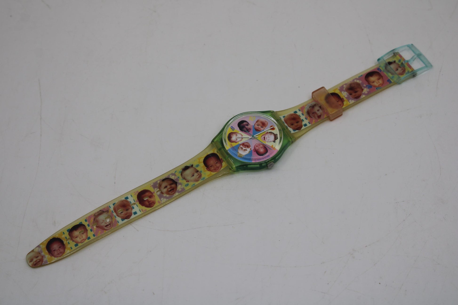 Vintage Gents Swatch 'Sweet Baby' GL107, Nice, Used Condition, working, with the original strap