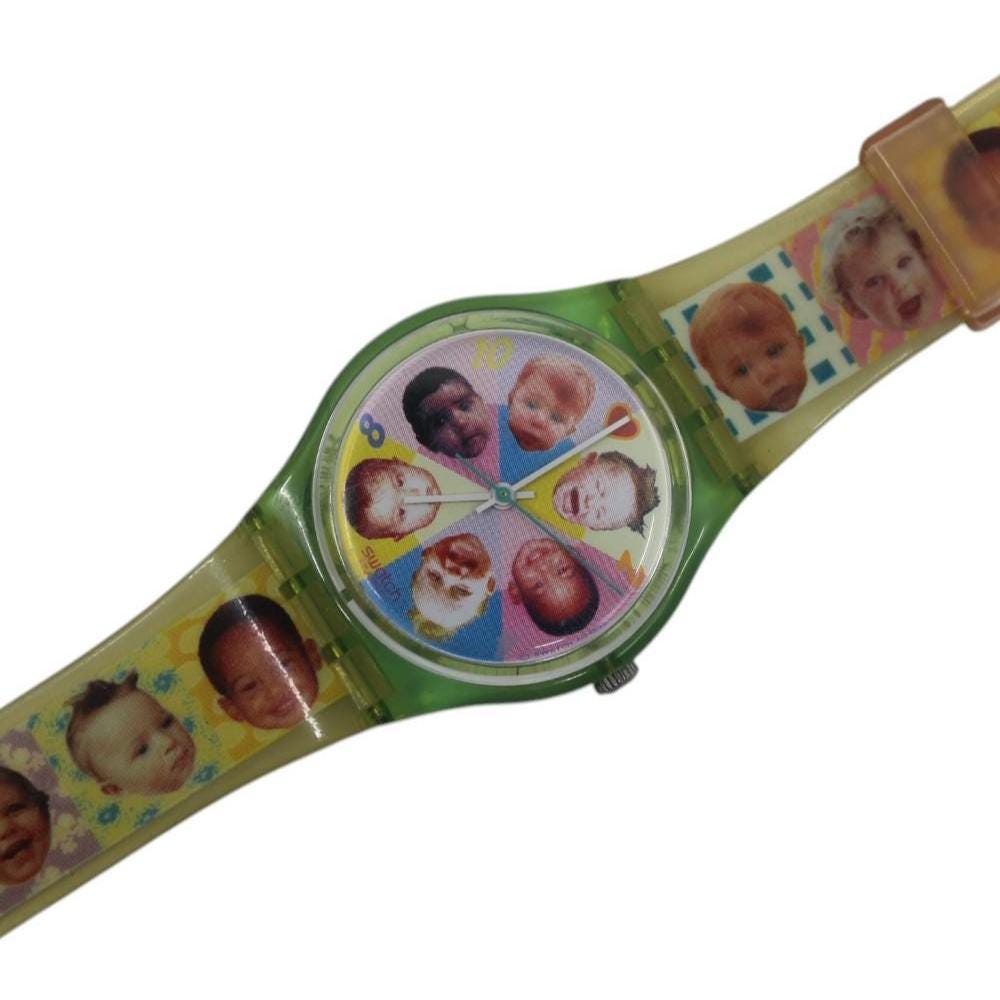Vintage Gents Swatch 'Sweet Baby' GL107, Nice, Used Condition, working, with the original strap