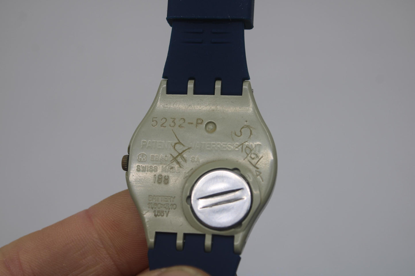 Vintage Gents Swatch 'Calypso Diver' GM701, Much Used Condition, working, with a new strap