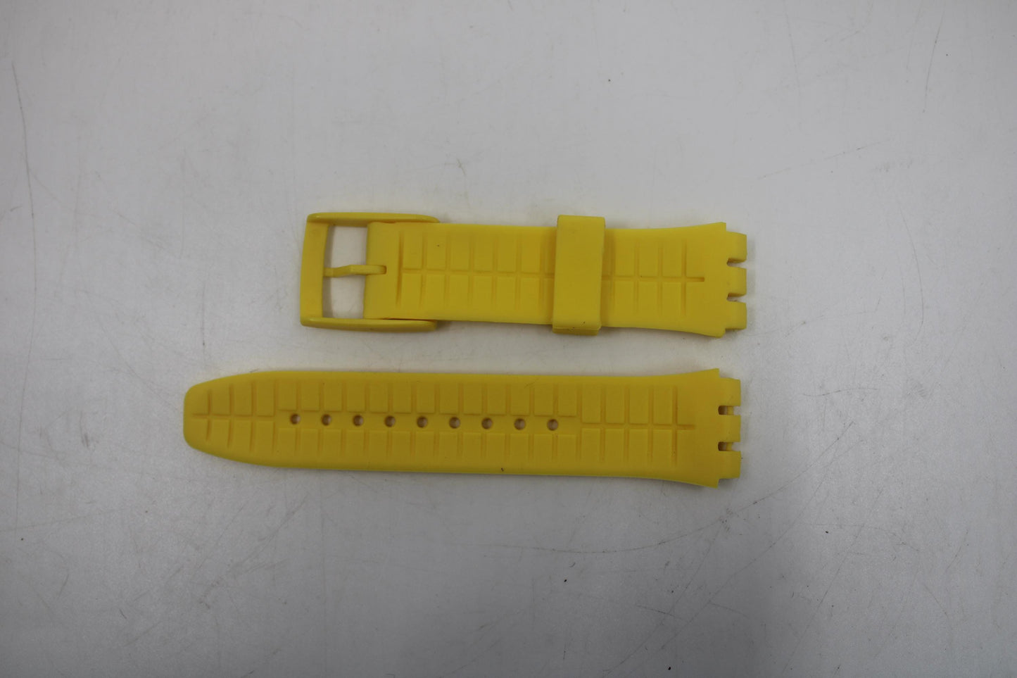 Reproduction strap for Scuba Libre Swatch, yellow
