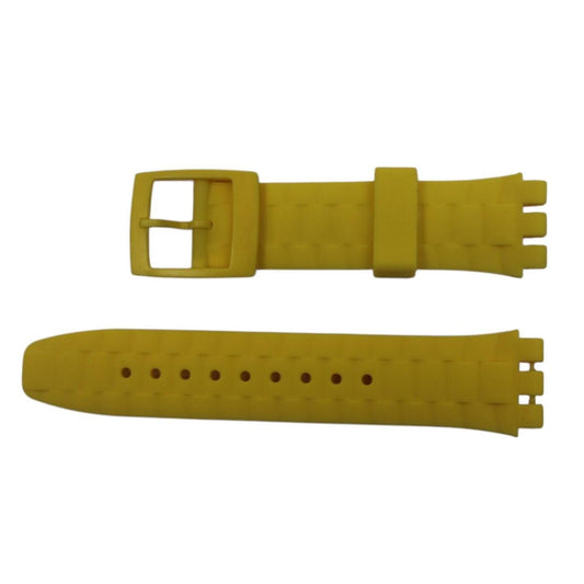 Reproduction strap for Scuba Libre Swatch, yellow