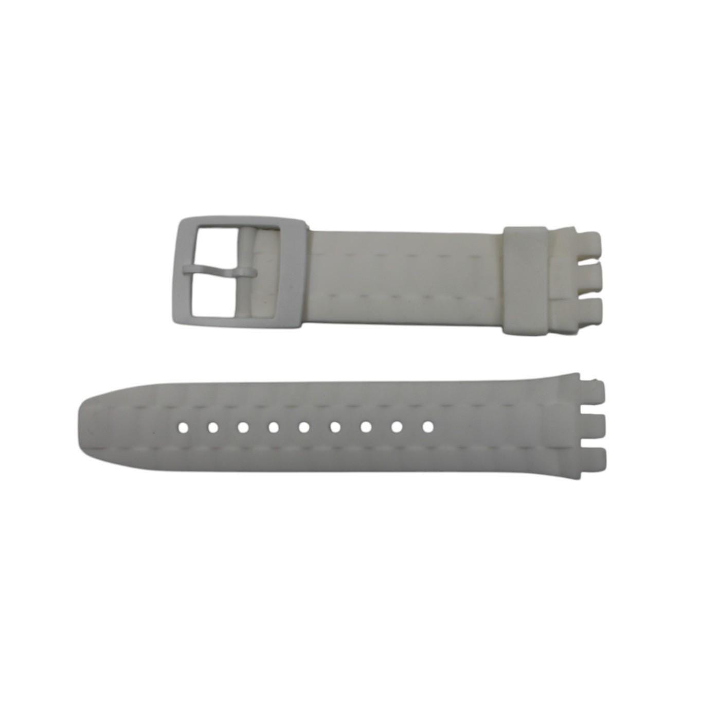 Reproduction strap for Scuba Libre Swatch, white