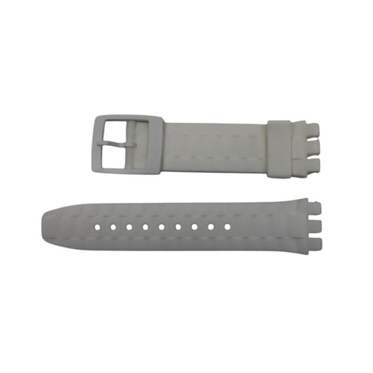 Reproduction strap for Scuba Libre Swatch, white