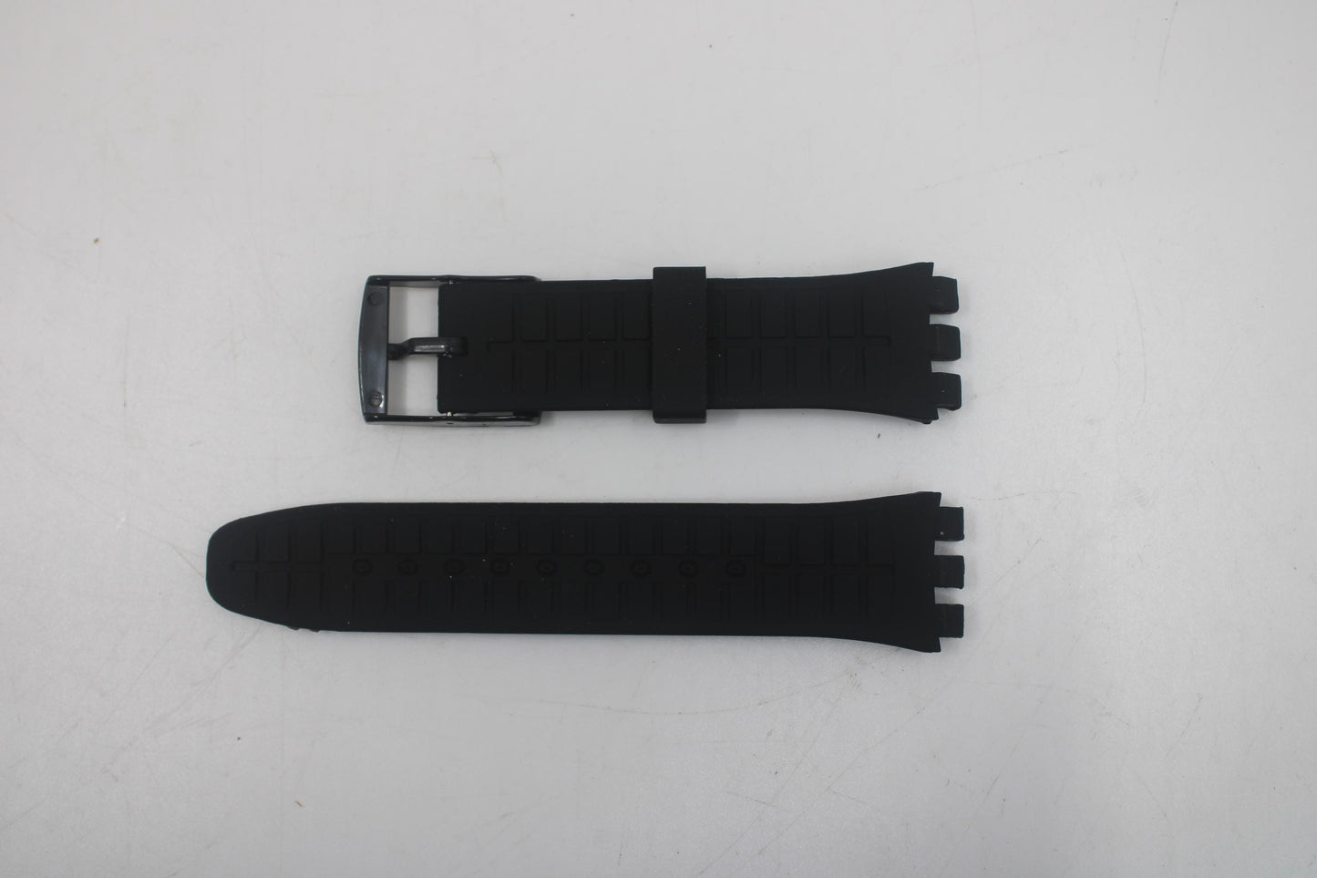 Reproduction strap for Swatch Irony Xlite X-Lite watch, black