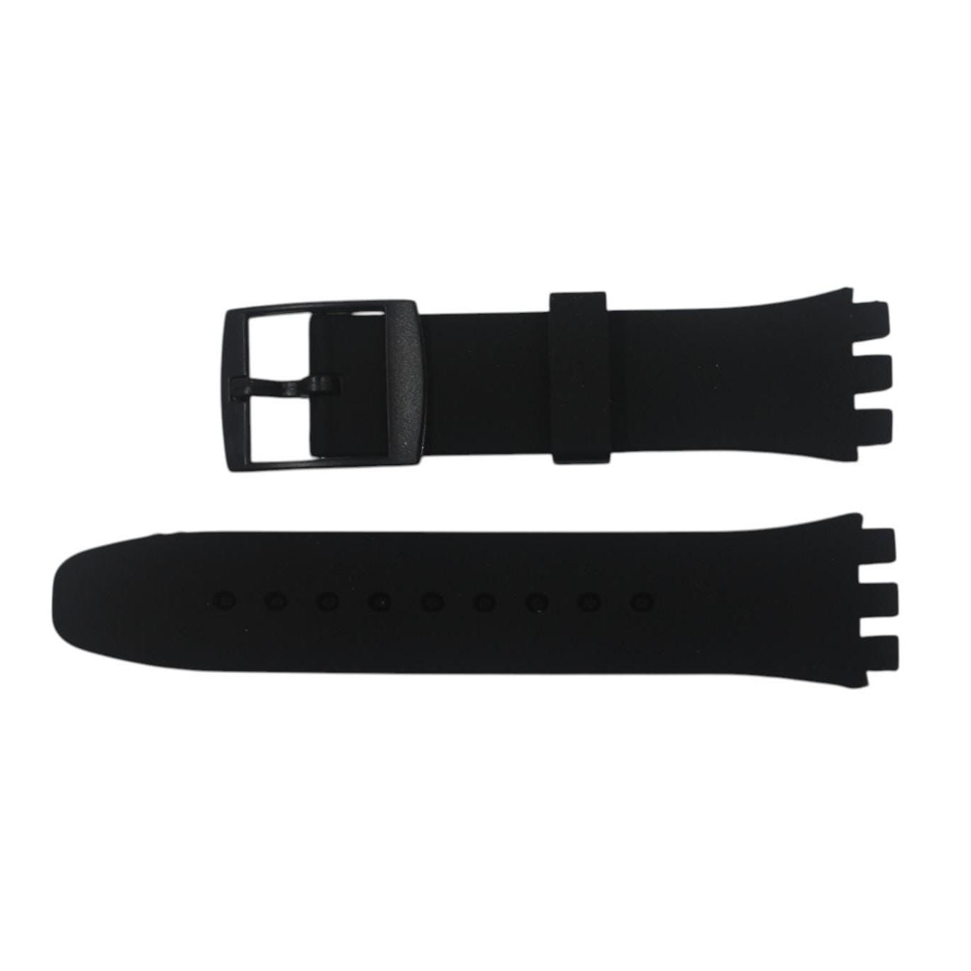 Reproduction strap for Swatch Irony Xlite X-Lite watch, black