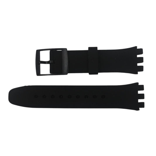 Reproduction strap for Swatch Irony Xlite X-Lite watch, black