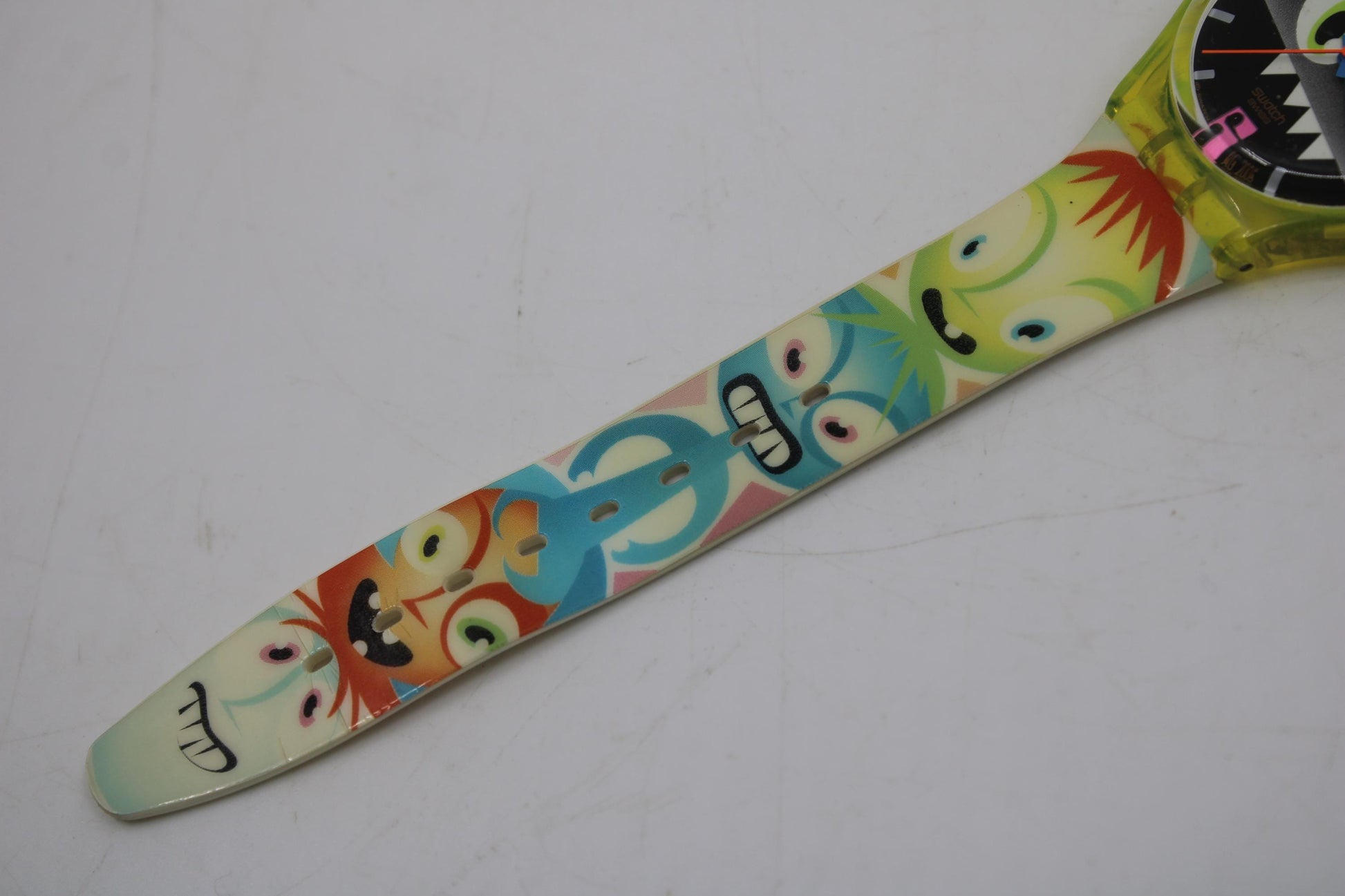 Vintage Gents Swatch 'Risk A Dare' GJ127, very nice, used condition, working, with original strap