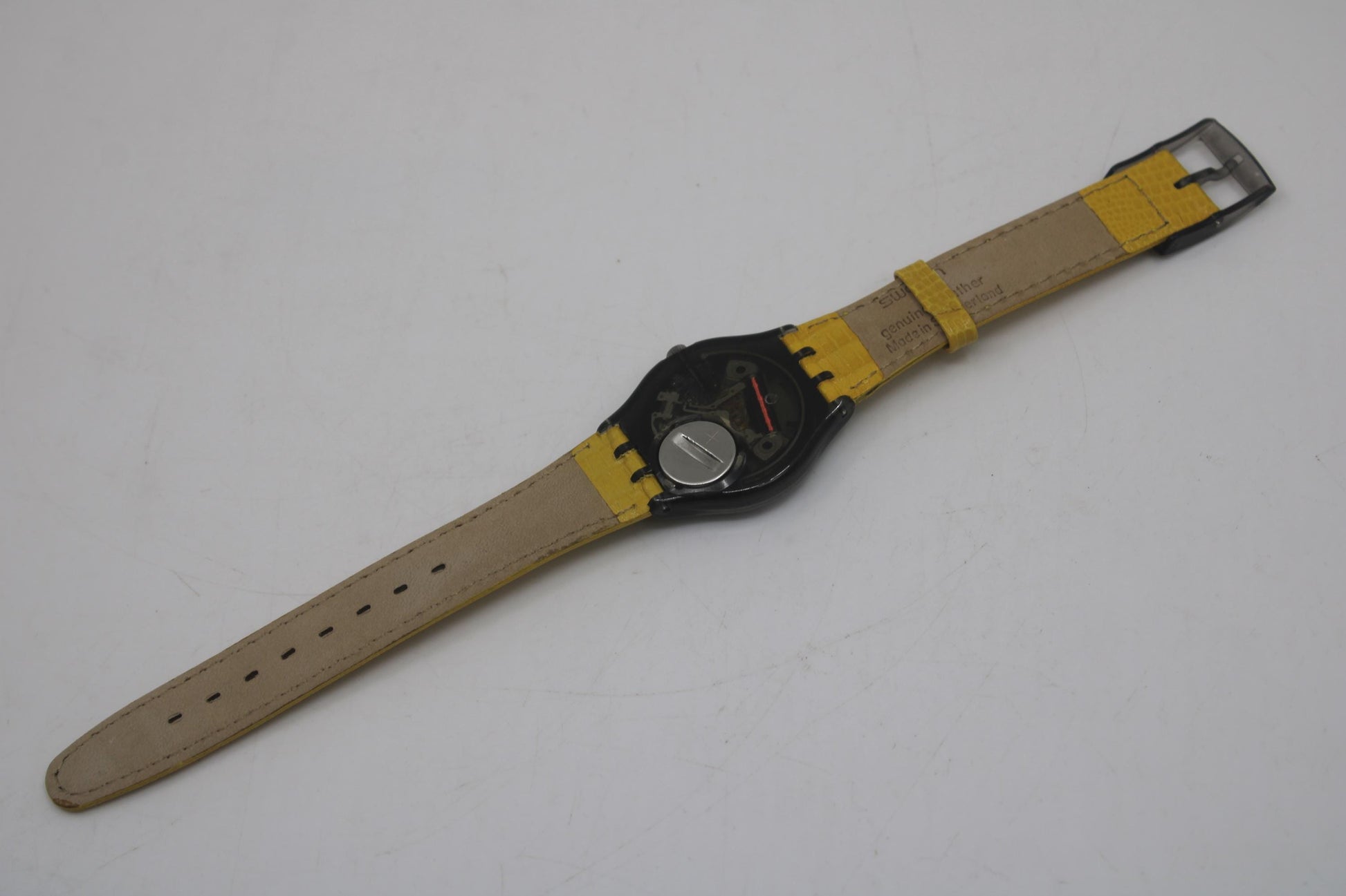 1993 Vintage Gents Swatch 'Clubs' GM402, New Old Stock, working, with original strap