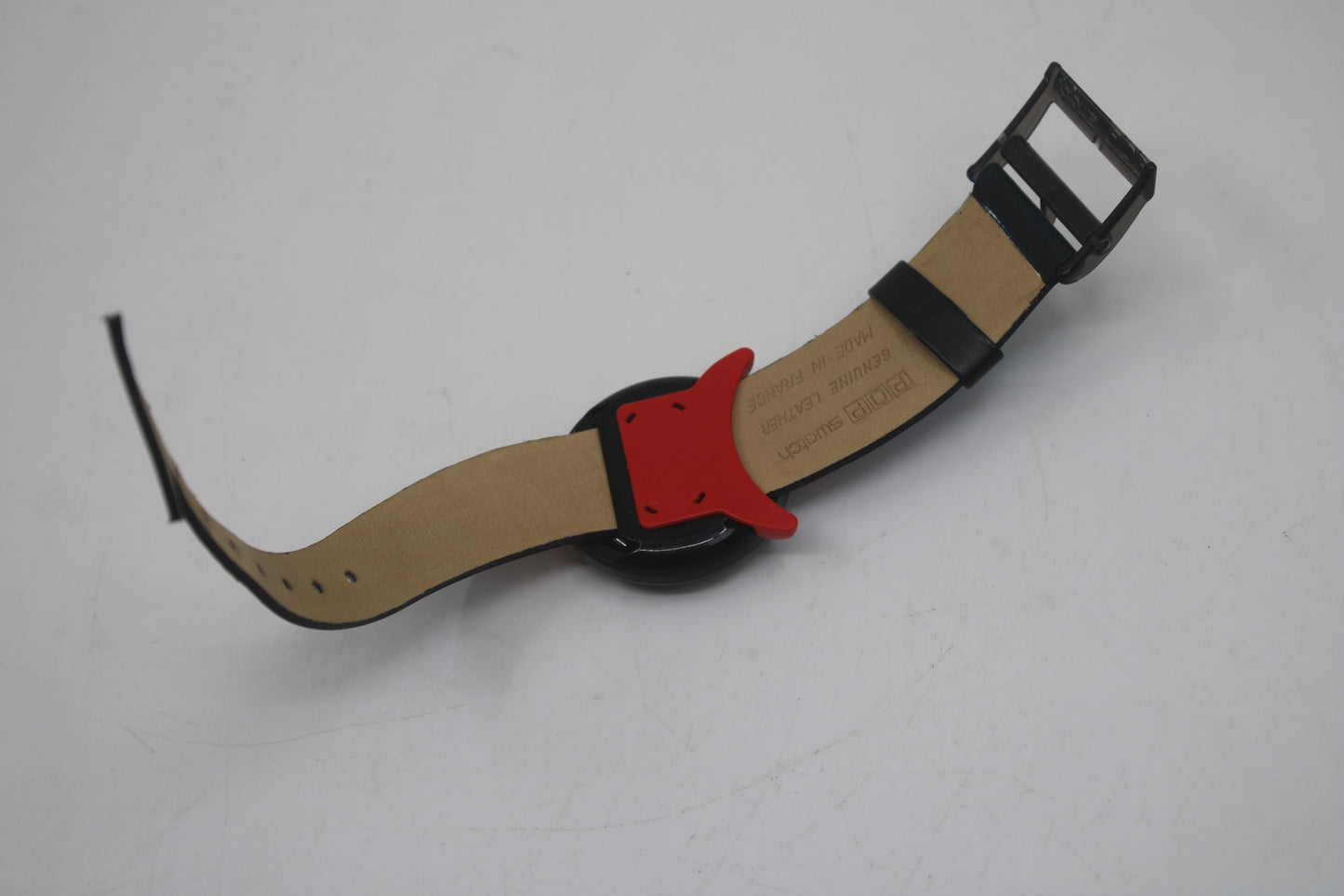 Vintage 1995 PMB103 Pop Swatch, 'Hot Stuff', Working, Nice Used Condition