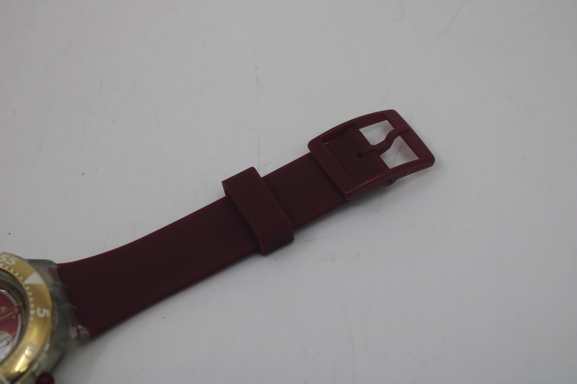 1996 Swatch Scuba Aqua Chrono 'Red Sun' SEK105, Good, Used Condition, working fine, NON-original strap