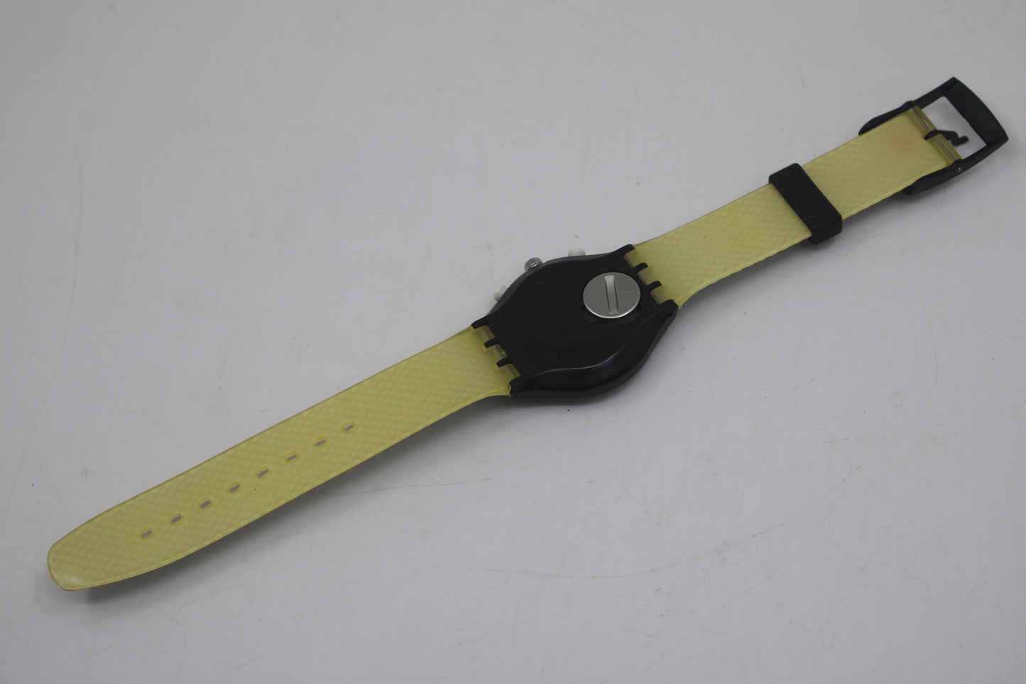 Vintage Gents Chrono Swatch 'Unlimited' SCB116, Near Mint Condition, with the original strap, working