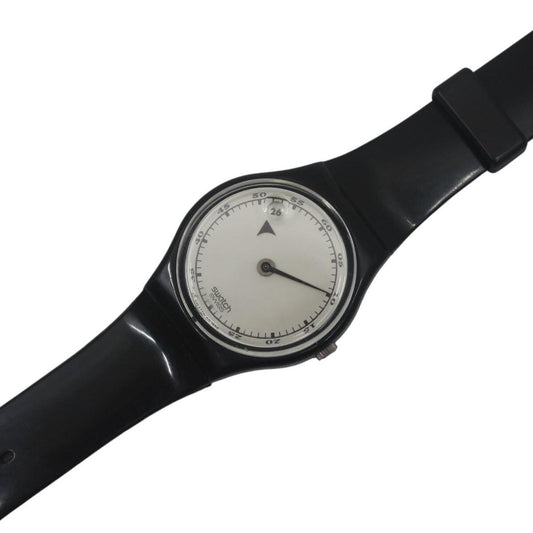 Vintage Gents 34mm Swatch watch, Turnover, GB417, NEAR MINT condition, working fine