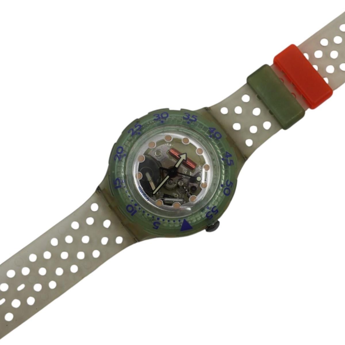 1992 Vintage Swatch Scuba 'Jelly Bubbles' SDK104, Mint Condition, working fine