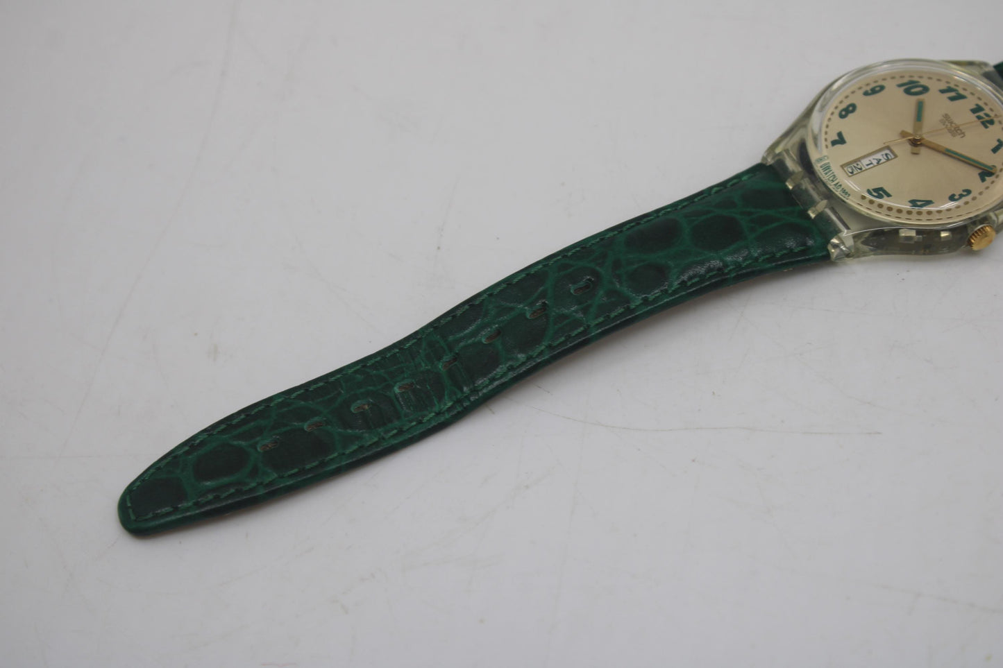 1994 Vintage Gents Swatch 'Tutto Tondo' GK711, Good, Used Condition, working, with original strap