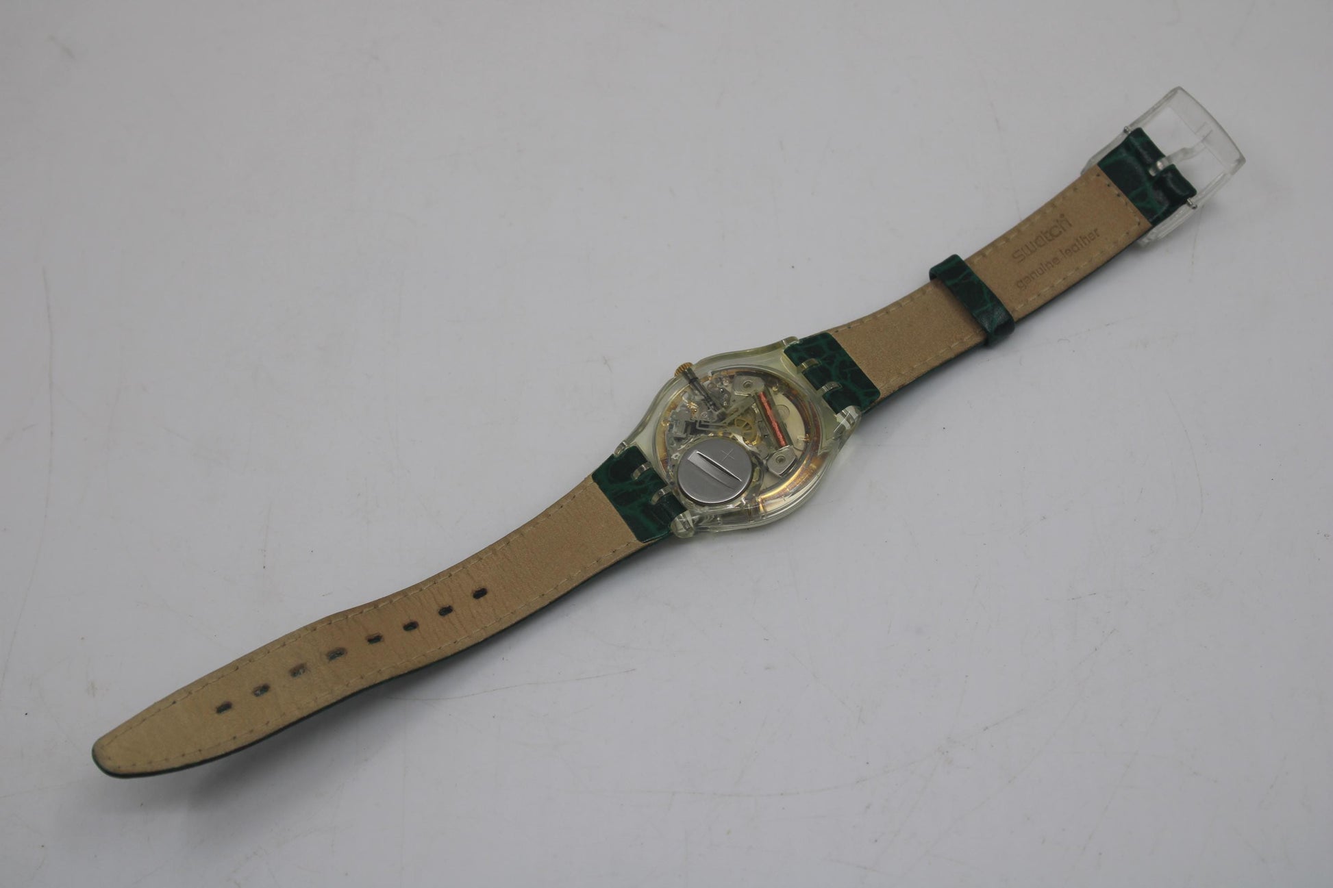 1994 Vintage Gents Swatch 'Tutto Tondo' GK711, Good, Used Condition, working, with original strap