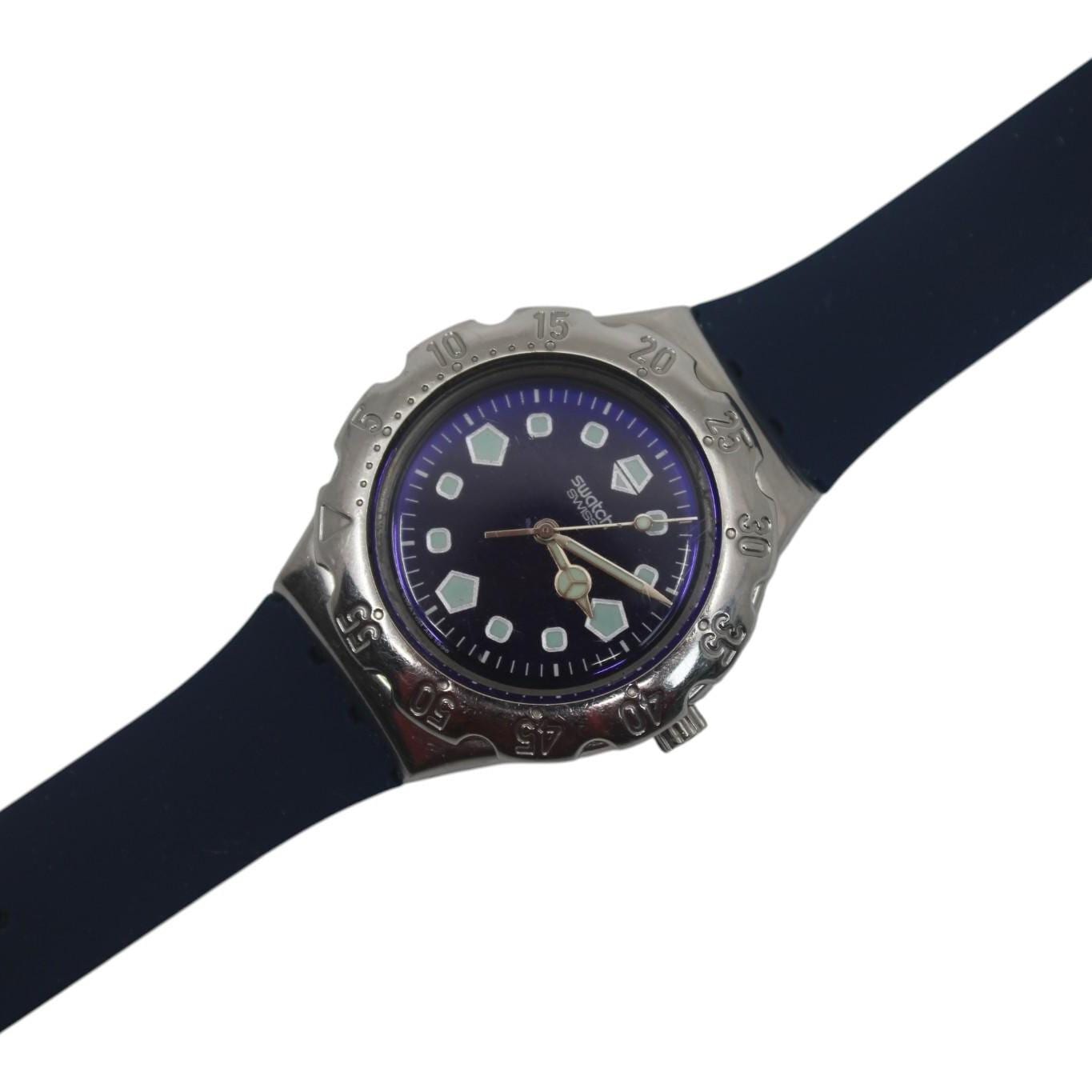 Swatch Scuba Irony 'Profondita' YDS106, 1997, nice condition, working