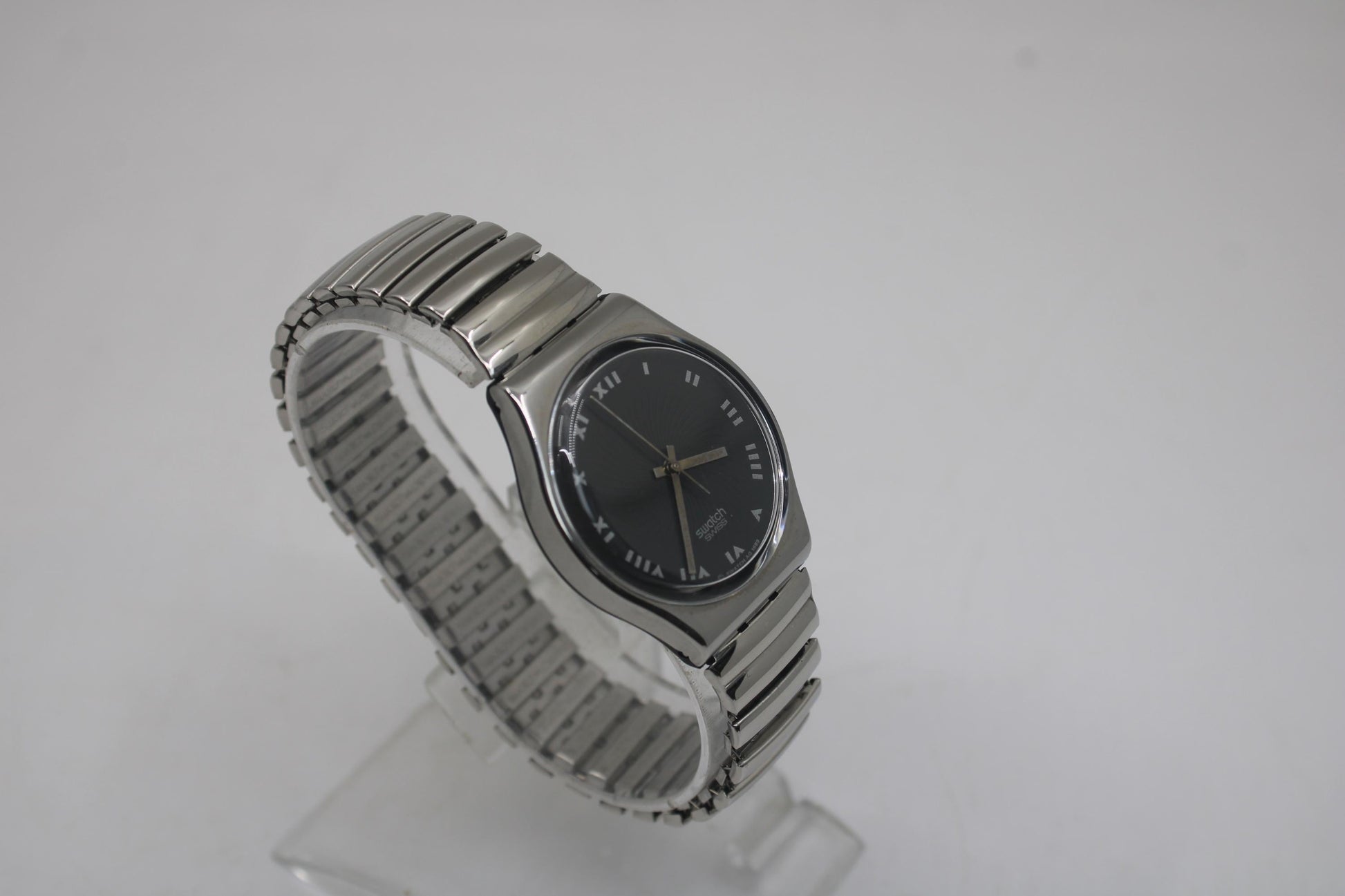 Vintage Gents Swatch 'Iron Man' GY116, Brand New and Unworn, working with original strap