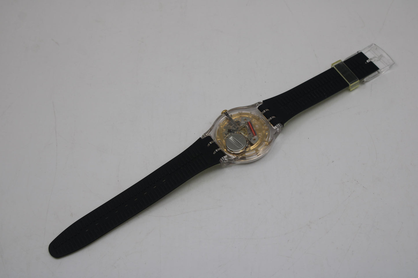 Vintage New Gents Swatch 'Goldenall' SUOK120, Unworn, New Old Stock, working, with the original strap