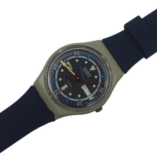 Vintage Gents Swatch 'Calypso Diver' GM701, Much Used Condition, working, with a new strap