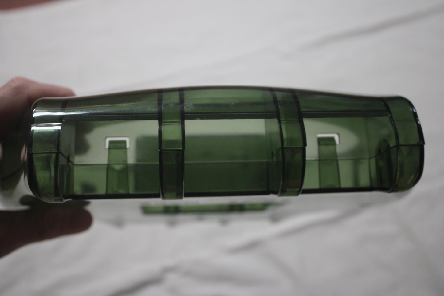 1986 and beyond early vintage and original Maxi Swatch Green Transparent Case, NO Damage, NO missing parts, Perfect Used Condition
