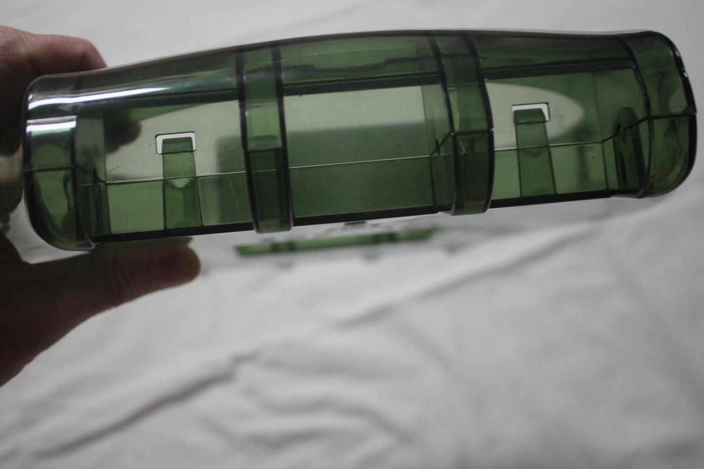 1986 and beyond early vintage and original Maxi Swatch Green Transparent Case, NO Damage, NO missing parts, Perfect Used Condition