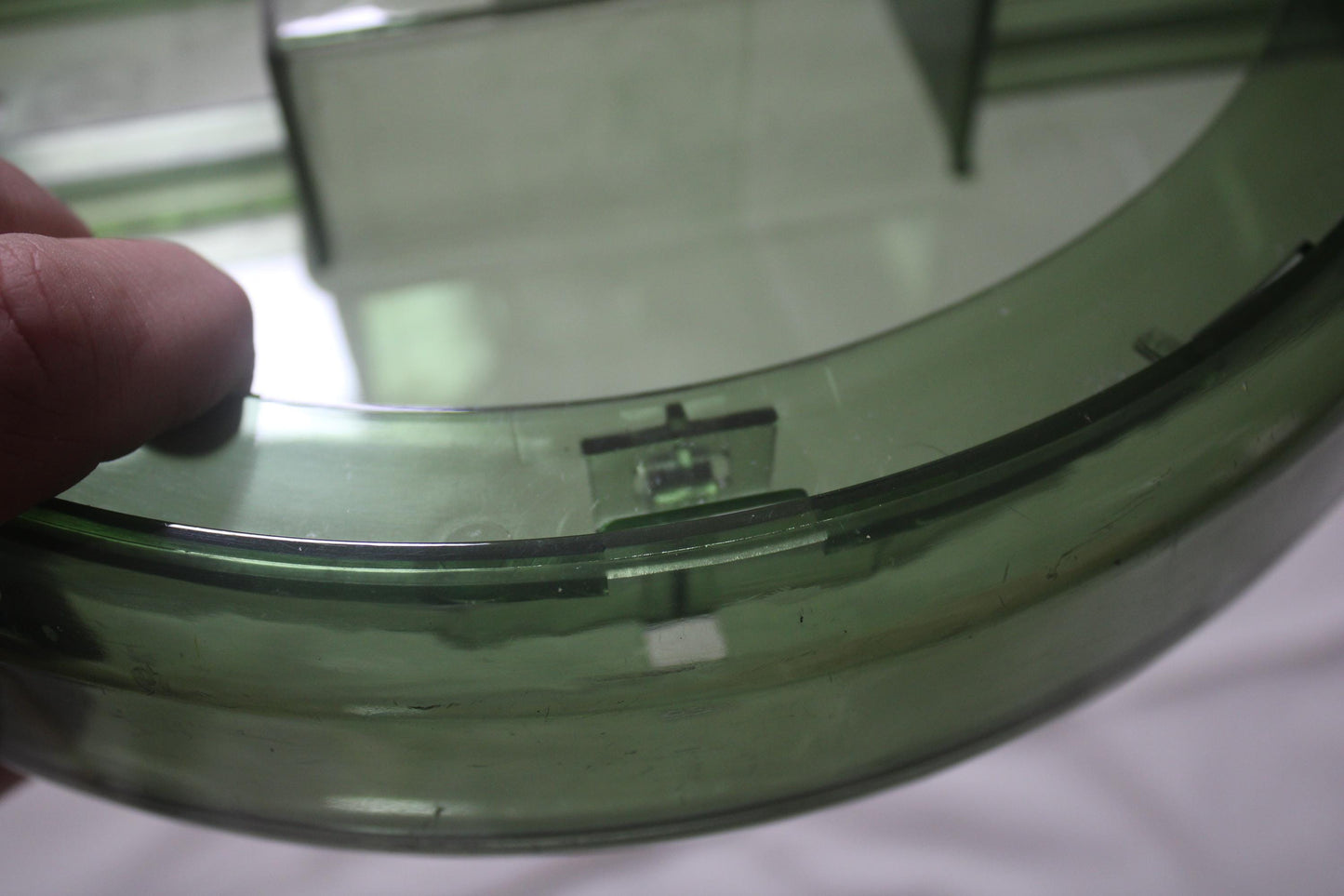1986 and beyond early vintage and original Maxi Swatch Green Transparent Case, NO Damage, NO missing parts, Perfect Used Condition