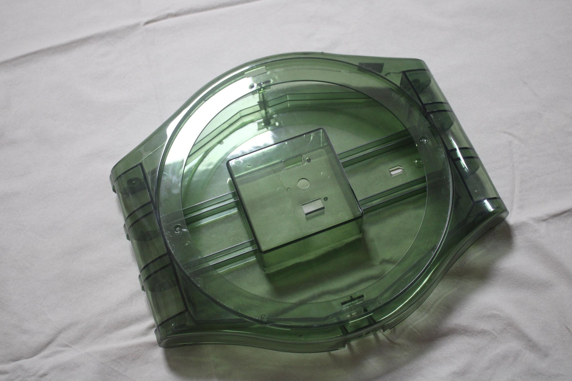 1986 and beyond early vintage and original Maxi Swatch Green Transparent Case, NO Damage, NO missing parts, Perfect Used Condition