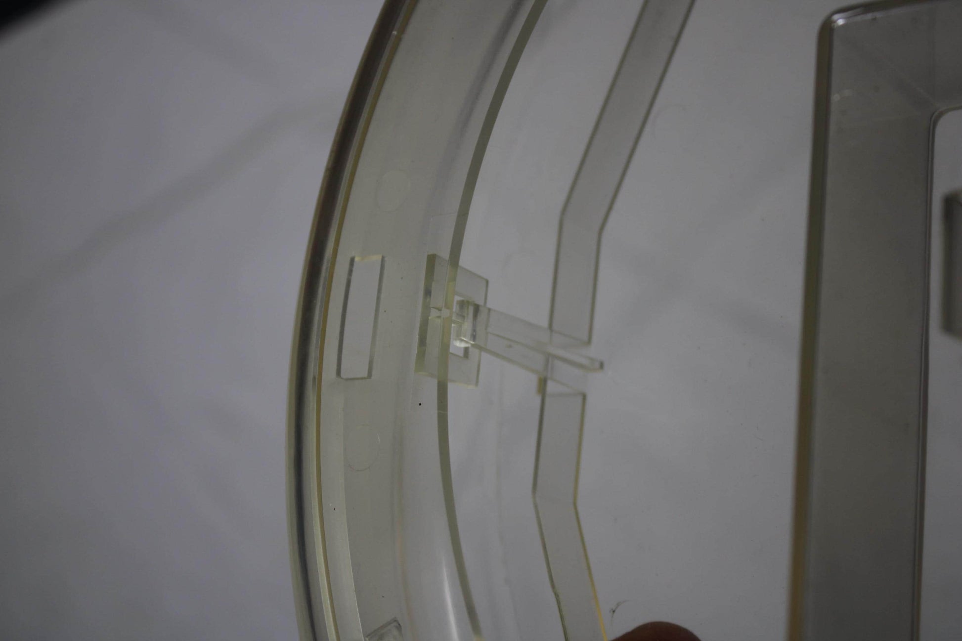 Maxi Swatch Case Transparent, 1986 and beyond early vintage and original, Usable With Flaws