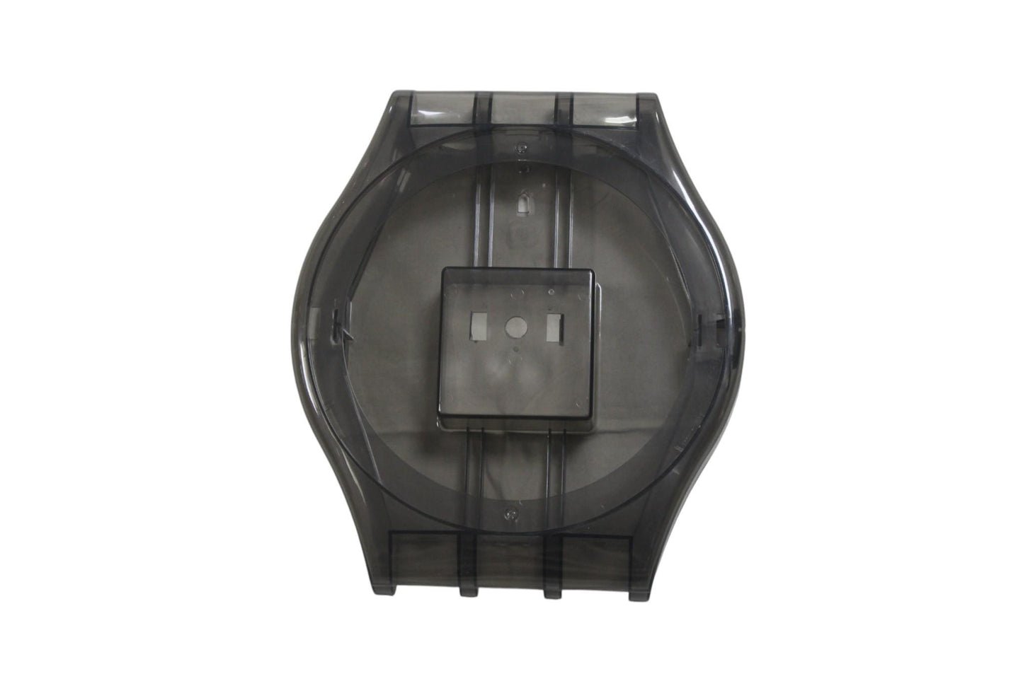 Maxi Swatch Case, Transparent Black, 1986 and beyond early vintage and original, Usable With Flaws