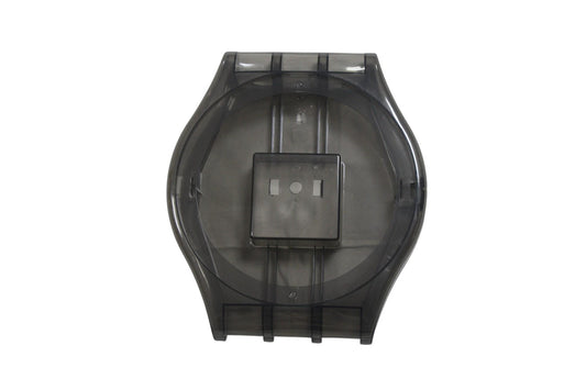 Maxi Swatch Case, Transparent Black, 1986 and beyond early vintage and original, Usable With Flaws
