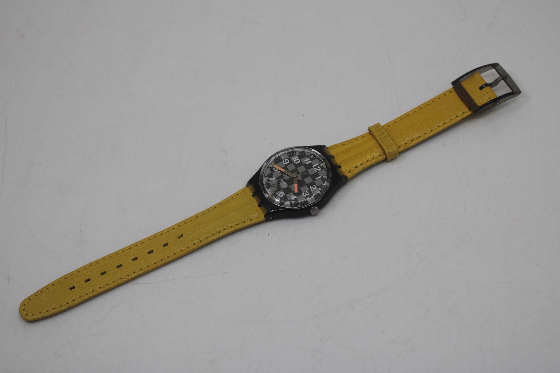 1993 Vintage Gents Swatch 'Clubs' GM402, New Old Stock, working, with original strap