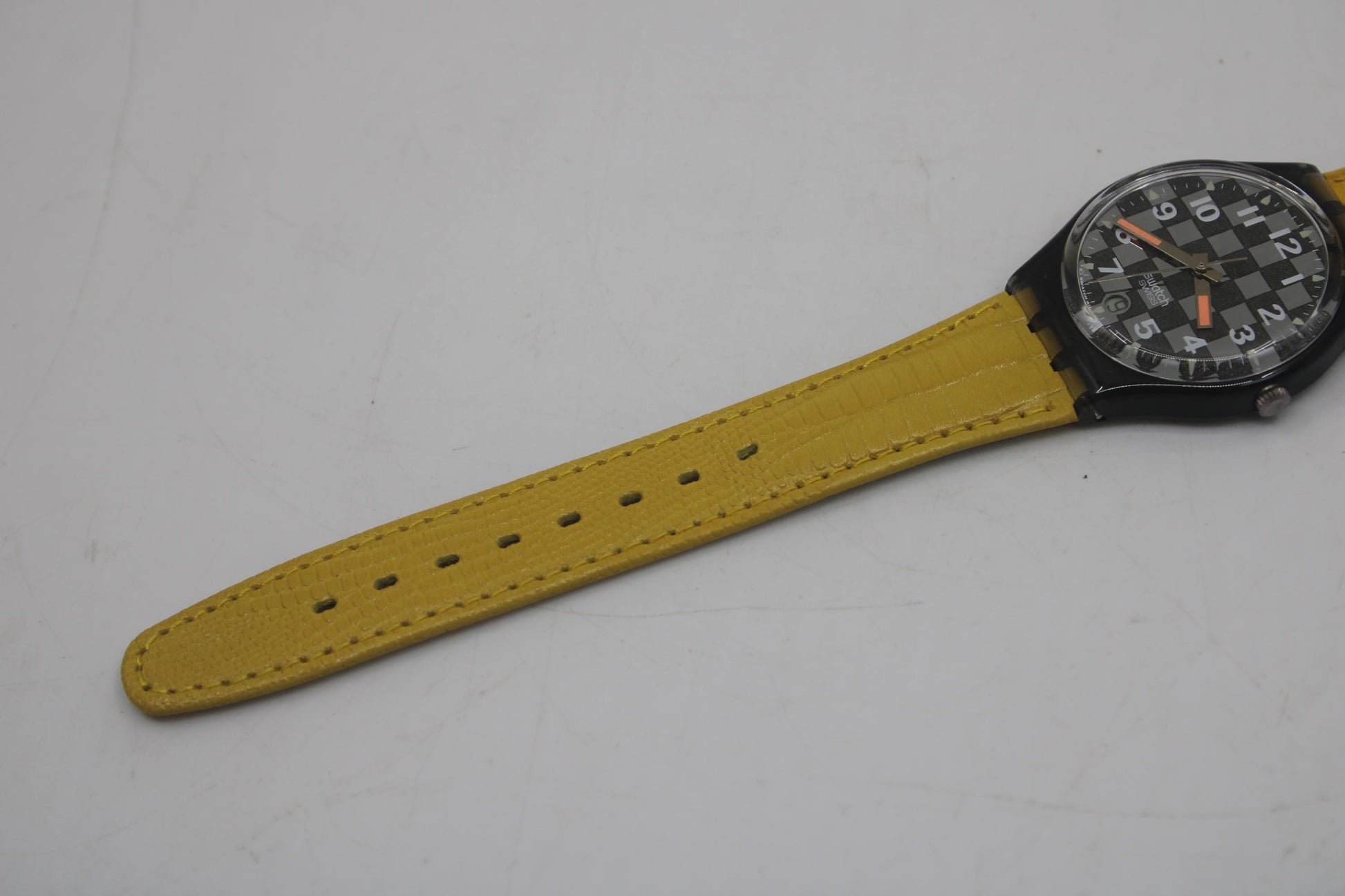 1993 Vintage Gents Swatch 'Clubs' GM402, New Old Stock, working, with original strap