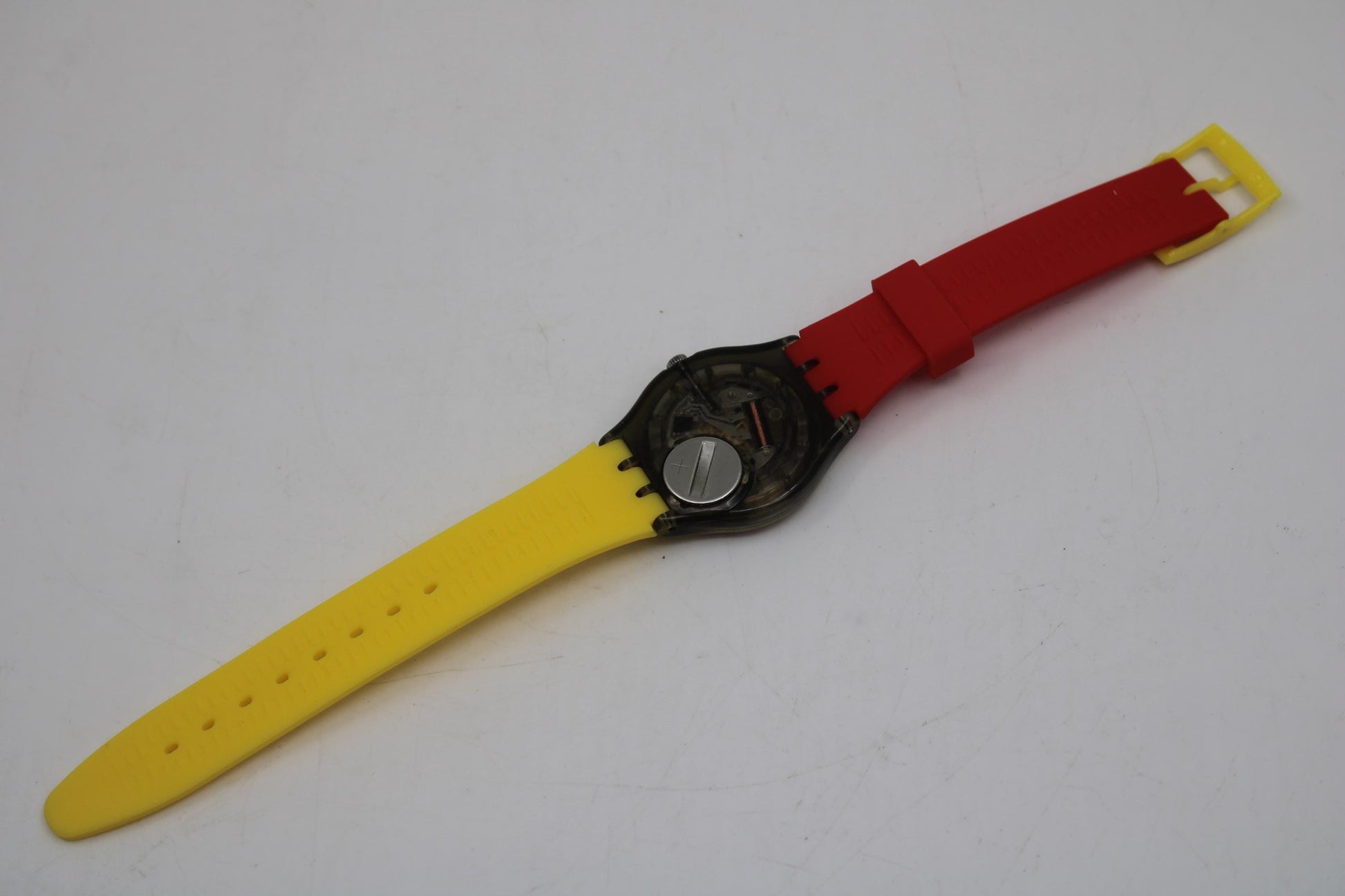 1996 Vintage 34mm Gents Swatch, 'Urgent', GM134, In Nice, Used Condition, working